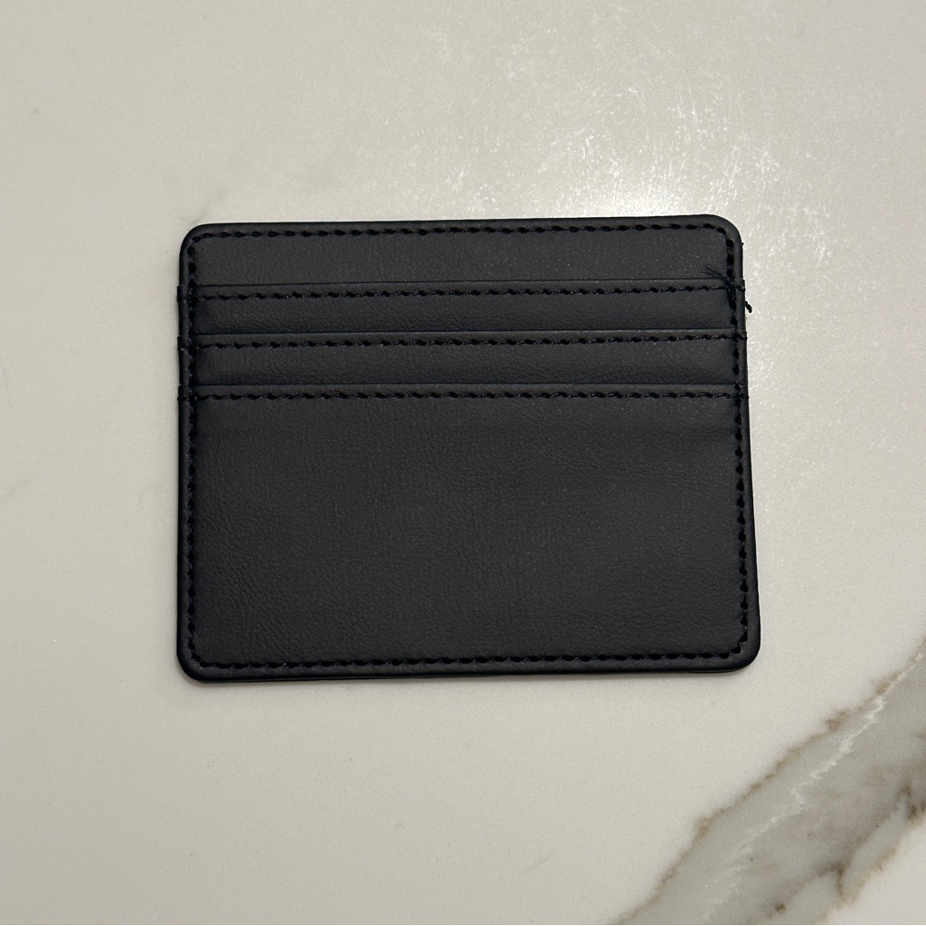 Easy To Carry Leather Id Credit Card Document Men Women Card Holder 4 Pouch Easy To Carry Leather Id Credit Card Document Men Women Card Holder 4 Pouch